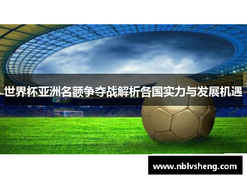 世界杯亚洲名额争夺战解析各国实力与发展机遇